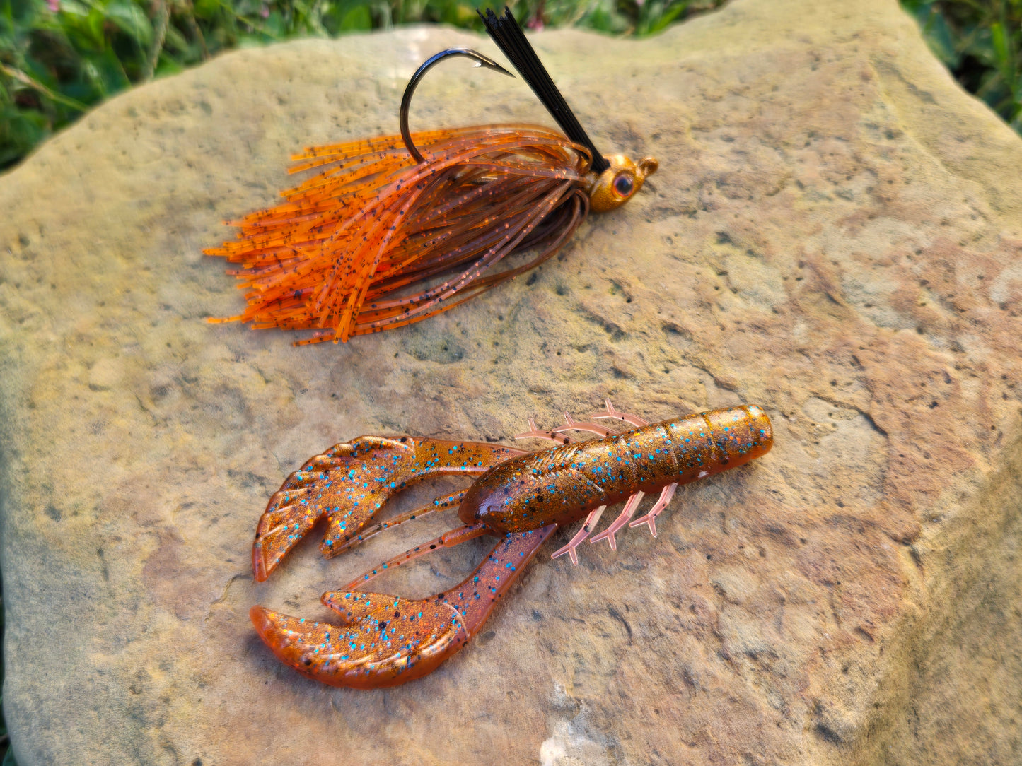 3/8 oz swimjig with matching trailers